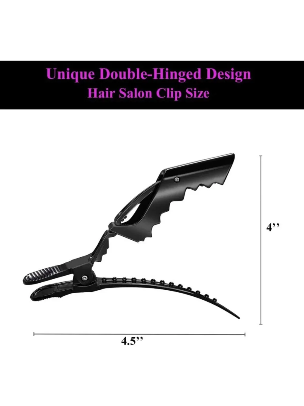 30 Pcs Alligator Hair Clips - Thick Hair Styling, Wide Teeth, Double-Hinged